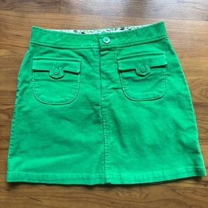Gap green skirt size 12